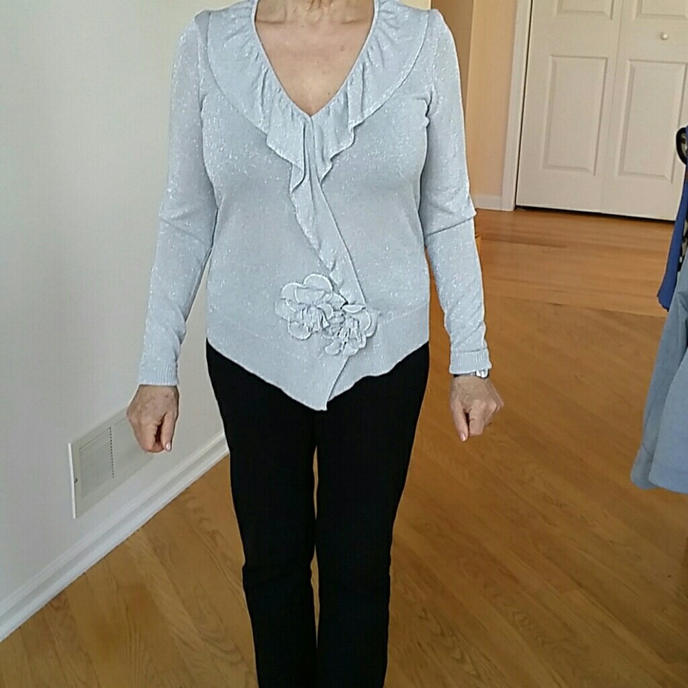 Sandra Angelozzi dressy light sweater